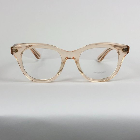 Oliver Peoples Brand New Netta transparent light silk optical frames with case